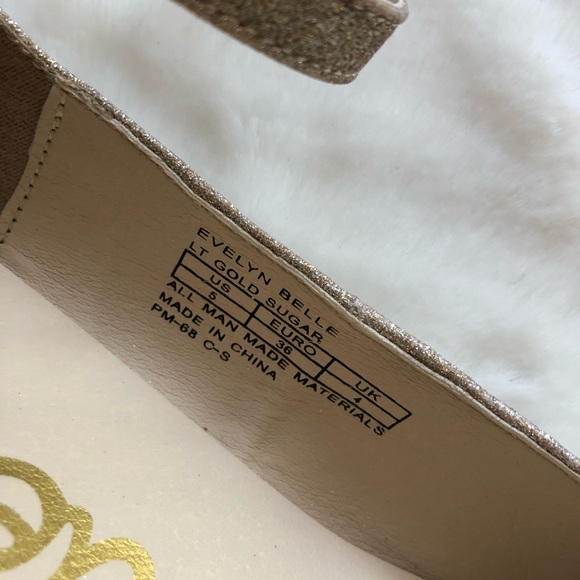 EUC Sam Edelman Gold Glitter shoe. Size 5. - Picture 8 of 8